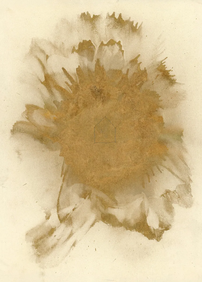 CASA, 2018 serie Kura Halos tecnica mista su carta 29x21cm