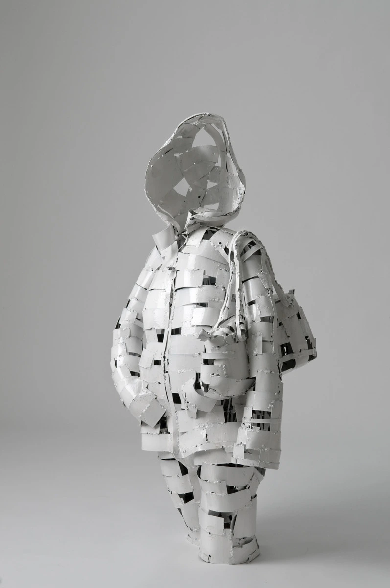 Il senso dell’ assenza 2009 ferro saldato smaltato 120x60x40cm collezione privata